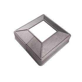 2x2 Post Plate Cover Aluminum Post Base Cover 2 Pieces Fit Design