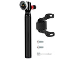 Portable 300 PSI Mini Bicycle Pump Aluminum Alloy MTB Bike Inflator with Presta Valve Smart Cycle Pressure Gauge