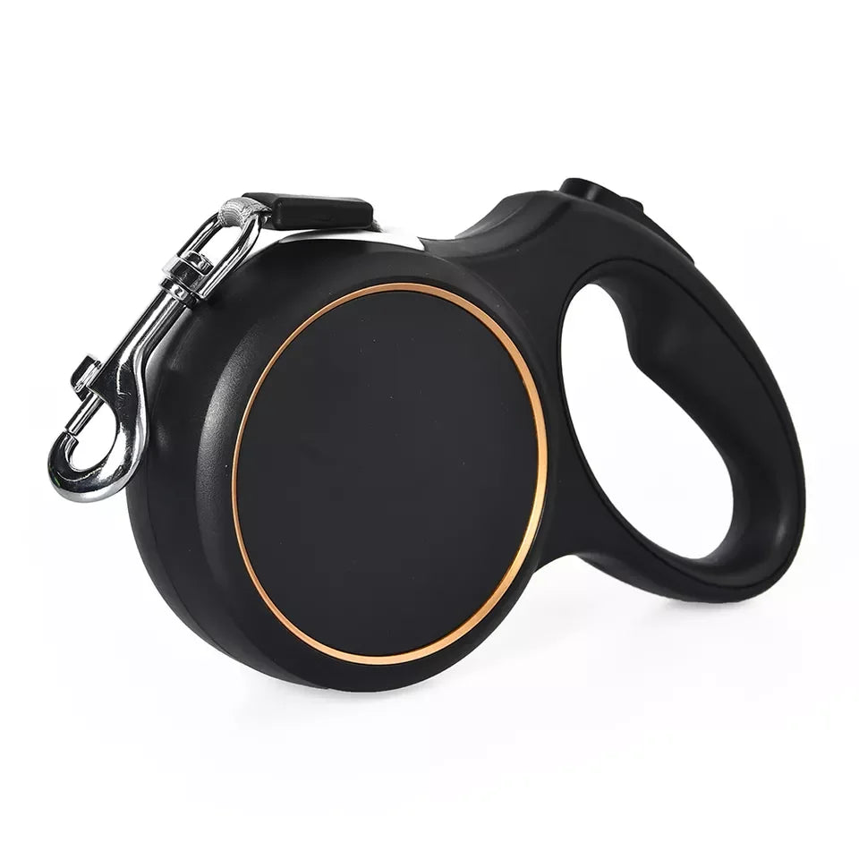 DELE Heavy Duty One Button Break & Lock Dog Leash 360 Tangle-Free Retractable Dog Leash