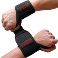 ZJFIT 2023 New Arrival Adjustable Unisex OEM Customized Breathable Eco-friendly Weight Lifting Wrist Wraps Zipper Closure