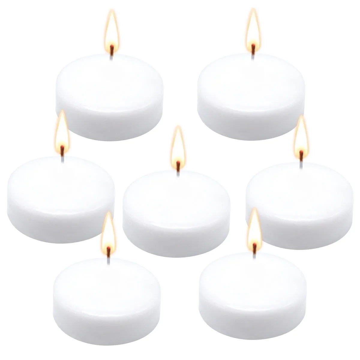 R438 Wholesale Water Activated Floating Candles 2 Inches Real Wax Water Activated Floating Candle