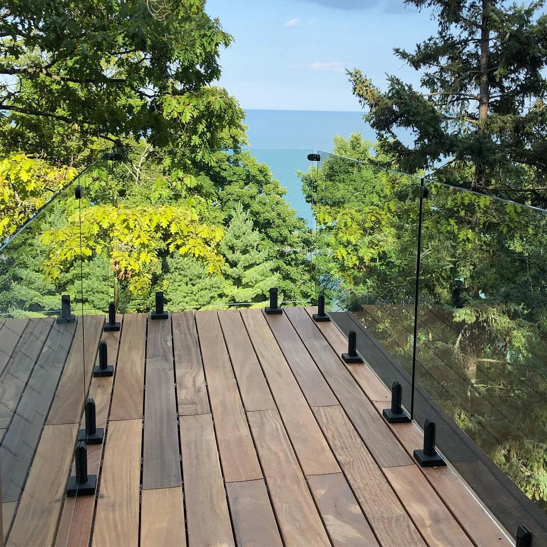 YL METAL Fast Shipping Stainless Steel Railing Outdoor Glass Balustrade Spigot
