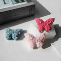 Flower Butterfly Candle Silicone Mold Diy Expansion Stone Glue Drop Tag Ornament Mold Aromatherapy Candle Making Silicone  Mold