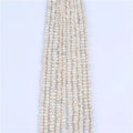 Wholesale Discount-3-4mm White Potato Pearl Strands Bulk