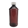 16oz Empty Amber Pet Cough Syrup Wock Qua  Ako Bottle With Child-resistant Cap
