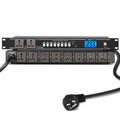 Biner P-8 Professional Intelligent 10 Channel Power Supply Sequencer Metal 10 Channel Power Supply Sequencer Voltage Display