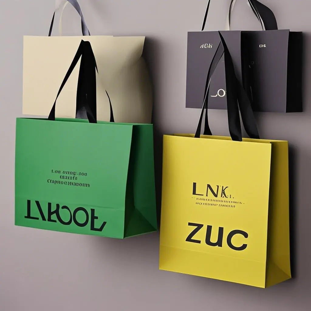 Paper Bags with Die-Cut Handles Perfect Design for Boutiques at a Competitive Price