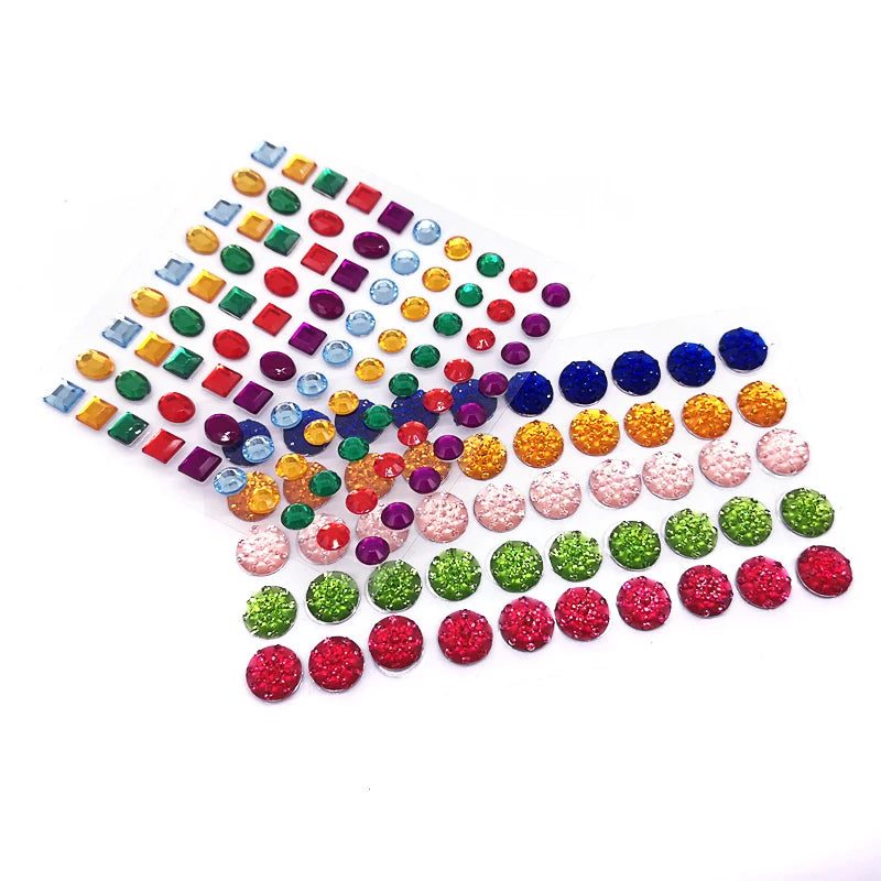 Wholesale Self-Adhesive Craft Diamante Rhinestone Crystals Sticker Stick on Crystals for Party Decorations