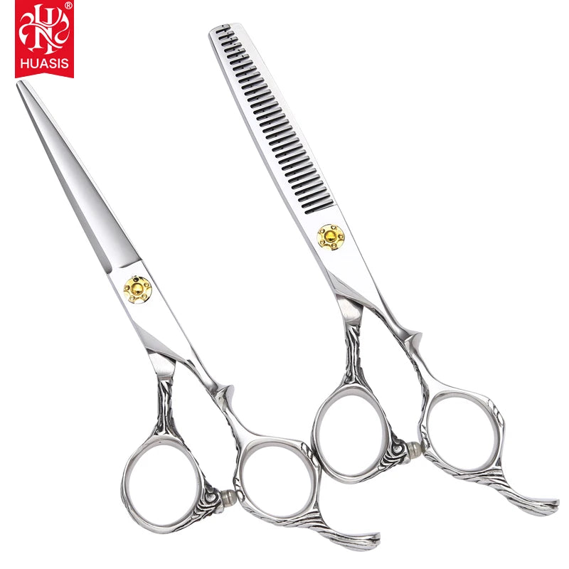 AR-D01 Professional Mirror Polished Handmade Hair Cutting Scissors Barber Salon Scissors 6.0" Hair Shears Hair Salon Supplies