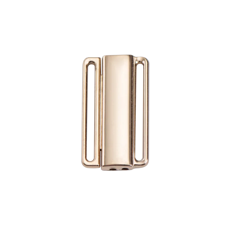 Swimsuit Gold Metal 25mm Zinc Alloy Nickel-Free Salt Water Proof Clasp Bikini Back Closure Clip Buckle Bikini Connector