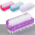 Nail Cleaning Brushes Plastic for Fingernails 2-Sided Non-Slip Nail Brushes