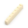 Ivory Plastic 6 String Bass Nut R400 53x6x9.75-7.9MM