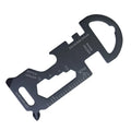 Multi Tool Keychains Hex Wrench Stainless Steel Edc Gears for Camping Hiking Card Keychain Bottle Opener Ruler Flat Screwdriver