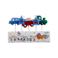 Huaming Custom New Fashion Low MOQ Art Cartoon Candles Creative Stars Car Shapes Birthday Candles Birthday Candles Cartoon