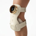 Hot Sale Product Electric Massage Adjustable Knee Support Brace Eccentric Wheel Vibration Heating Knee Pain Relief Device