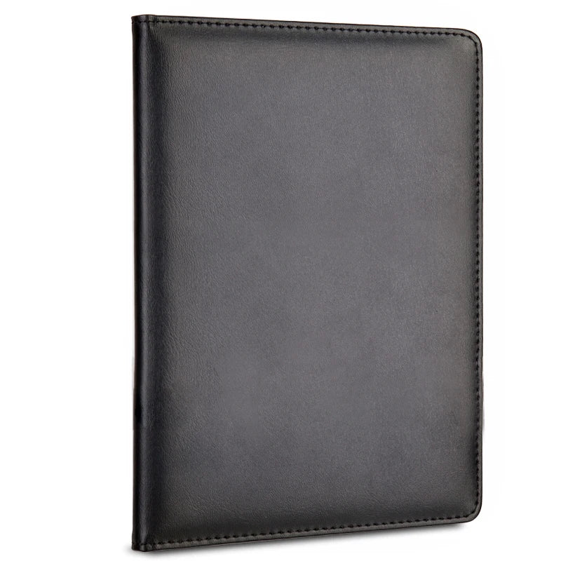 Deli 3162 Black Leather Cover Notebook Set 25K 96sheets Notepad Minute Book for Business Meetings 72pcs Per Carton Corporate