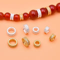 Popular 925 Sterling Silver 6mm 8mm Dainty CZ Zircon Spacer Beads for Bracelet Necklace Making Wholesale