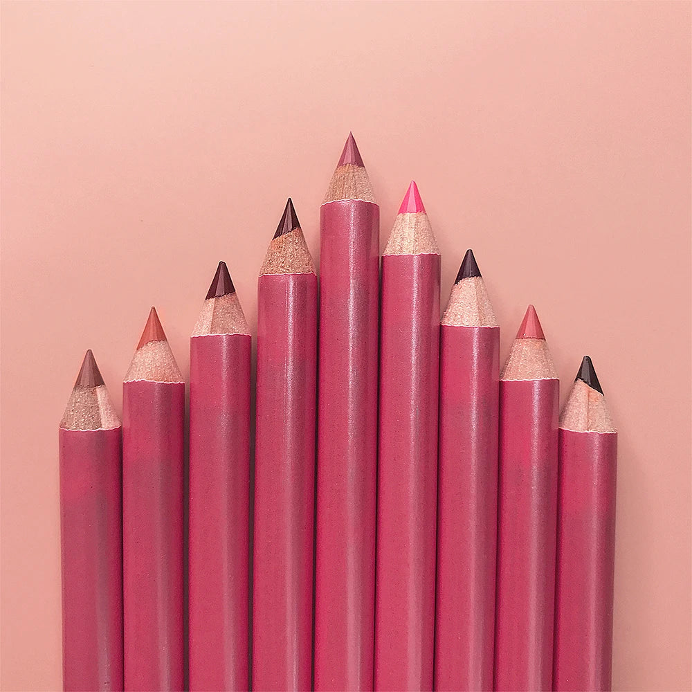 Professional Permanent Makeup 12 Color Mixed-color Cosmetics Lips Liner Waterproof Lipstick Lip Liner Pencil for Your Own Makeup