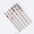 Rainbow Tungsten Carbide Diamond Nail Drill Bits for Manicure Electric Drills Accessories Milling Cutter Nails Art Accessories