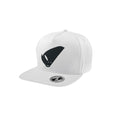 White Cycling & Mountaineering Cap with Black Alien Logo