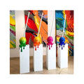 Wholesale Customized China Factory Promotion Modern Art Mold Fiberglass Gradient Color Pop Art Melting Lollipop Statue Sculpture