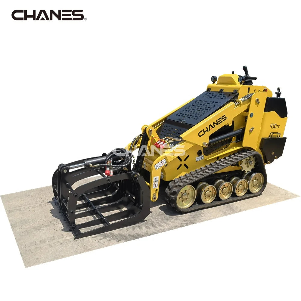 Mini Skid Steer Loader Attachment On-Promotion Grapple 960mm Working Width 0.2-0.5 Ton Capacity for Construction Machinery