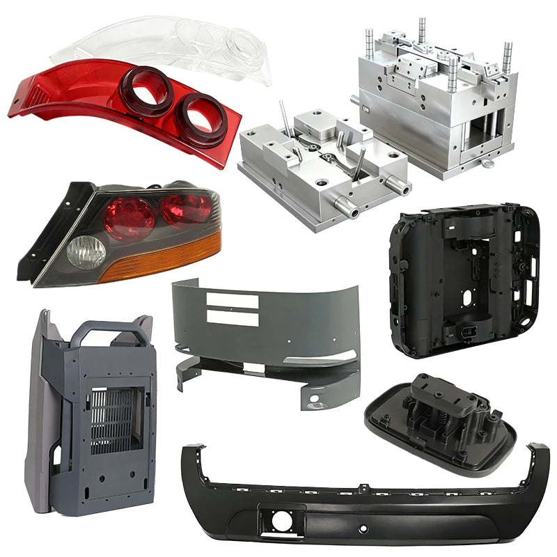 Plastic Parts Injection Molding Auto Parts by Reaction Injection Moulding Made in China
