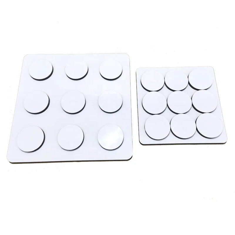 Qualisub 3mm Single Side MDF Tic Tac Toe for Kids Sublimation Tic Tac Toe for Kids Education