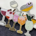Handmade 3D Funny Decorative Badge Patches Sew-On Fabric for Clothing Bags Shoes Hats Accessories Cocktail Cloth Stickers