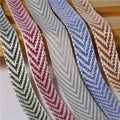 Best Price Eco-Friendly Woven Polyester/Cotton Jacquard Webbing 1.5 Inch Customized Color Logo Bags Home Textiles Shoes Garments