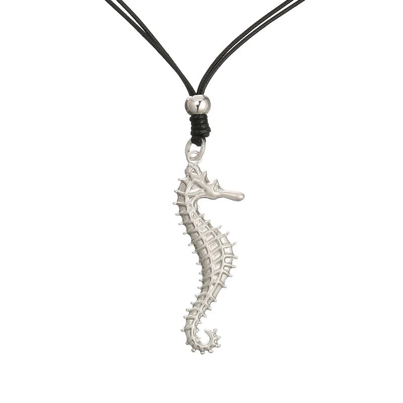 Seahorse Pendant Hippocampus Pendant  Handmade Sea Life Jewelry Original Handcrafted Design