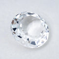 HanYu Synthetic White Quartz Round Brilliant Cut Heat Treated Phosphorescent Gemstone