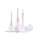 Unique 8ML Empty Lip Gloss Tubes Packaging Cute Lollipop Ball Shaped Pink White Lip Gloss Bottle Cosmetic Lipgloss Wand Tube