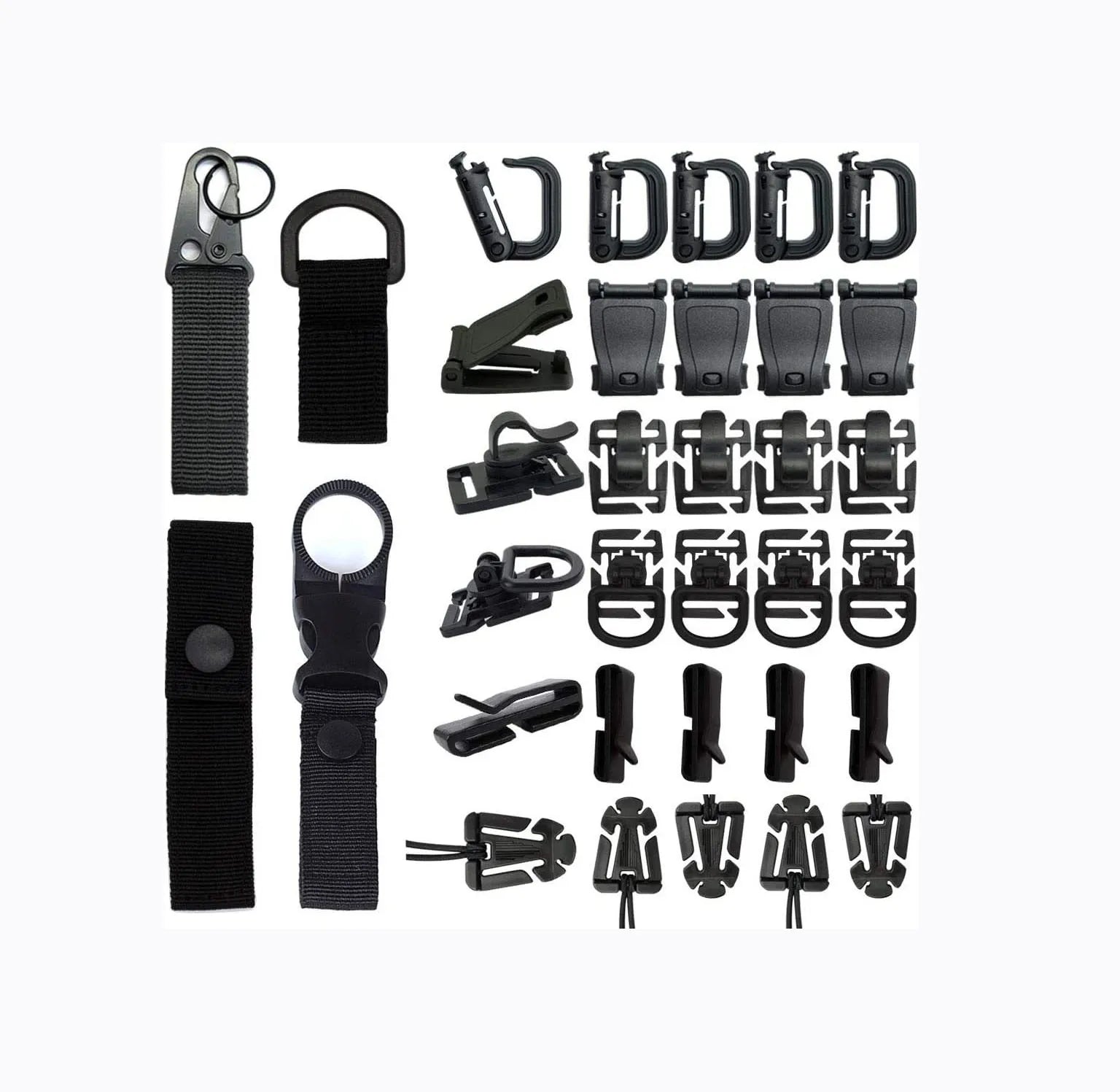 Tactical Gear Clip for Webbing Strap for Travel