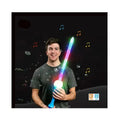 Electric LED Flashing Light Bubble Gun Magic Wand Toy With 95ML Bubble Water Music Light up Bubble Sword
