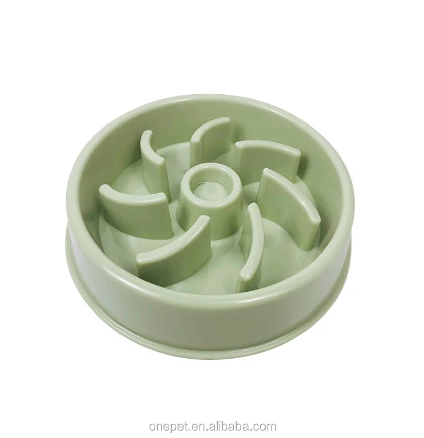 Eco-Friendly Slow Dog Feeder Bowl Anti-Gulping Maze Pet Bowl Plastic for Cats Other Animals PC for Water Storage