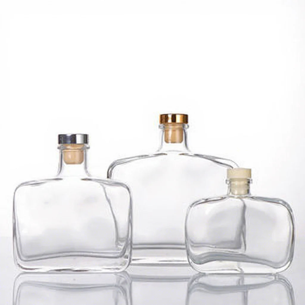 Empty 100ml 200ml 330ml 500ml Clear Glass Packaging Diffuser Bottle Air Fresher Reed Diffuser Bottle