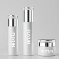 Fuyun Drip Series Frosted Glass Cosmetic Packaging Jars Bottles for Skin Care Serum Face Cream Mascara Eye Drops-Screen Printed