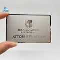 Thailand Silver Business Stainless Steel Cards with Gravure Printing Engraving & Carved Design-Durable Eco-Friendly