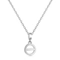 Dylam Link Chain Cute Hollow Pig Nose Pendant Necklace Electroplating 18K Gold Solid Sterling Silver 925