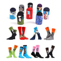 Funny Socks Starry Night Winter Retro Personality Art Van Gogh Mona Lisa Famous Painting Men Oil Hot Sale Colorful Socks