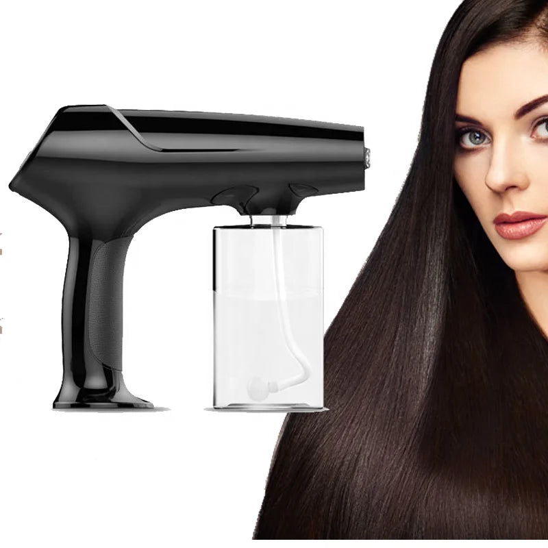 F8 Cordless Moisturize Nano Hair Steamer Barber Shop Accessories Mini Portable Facial Water Nano Mist Sprayer Nano Sprayer Gun