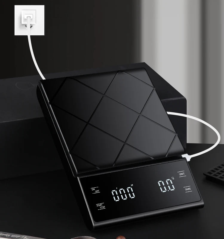 Premium Coffee Weighing Scale Timing Countdown Function Multi Mode Drip Coffee  Scale Coffee Bean Weighing Scales With Timer