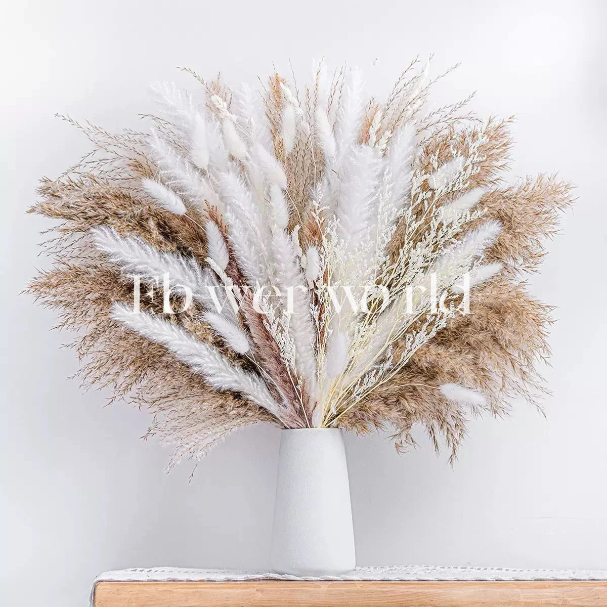 Mini Dried Flower Bouquet Table Decoration Small Milk Bottle Arrangement Letterbox Gift Pampas Boutonniere Christmas New Year