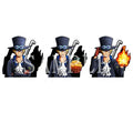 Wholesale 3D Motion Stickers Anime Character Sabo 3D Car Decals Lenticular Changing Stickers Waterproof Manga Decor