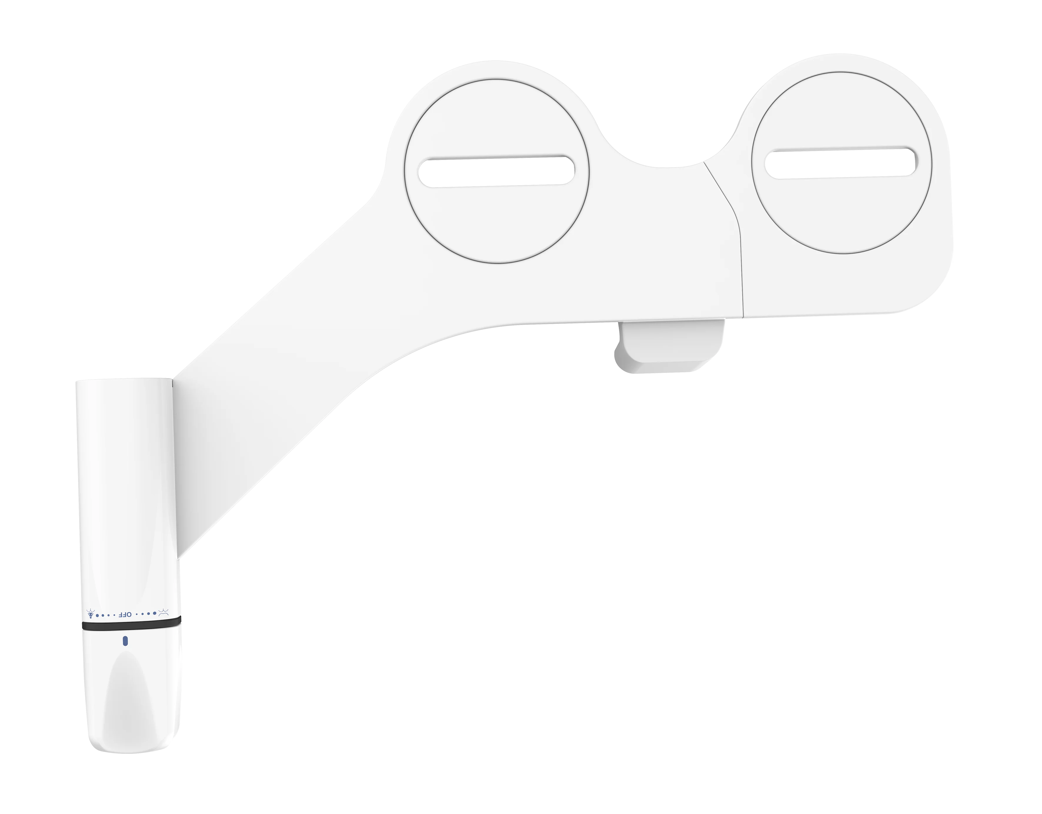 Phito Wholesale Dual Nozzle ABS Toilet Bidet Plastic Self-Cleaning Fresh Water Bidet for Bathroom OEM/ODM Simple Elegant Design