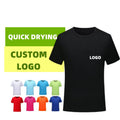Wholesale Custom logo 100% Polyester Blank Multicolor Quick Drying Poly T-shirts for Men