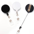 Custom Sublimation Logo Name Doctor Nurse Plastic Lanyards Retractable Clip ID Badge Pull Reel Holders