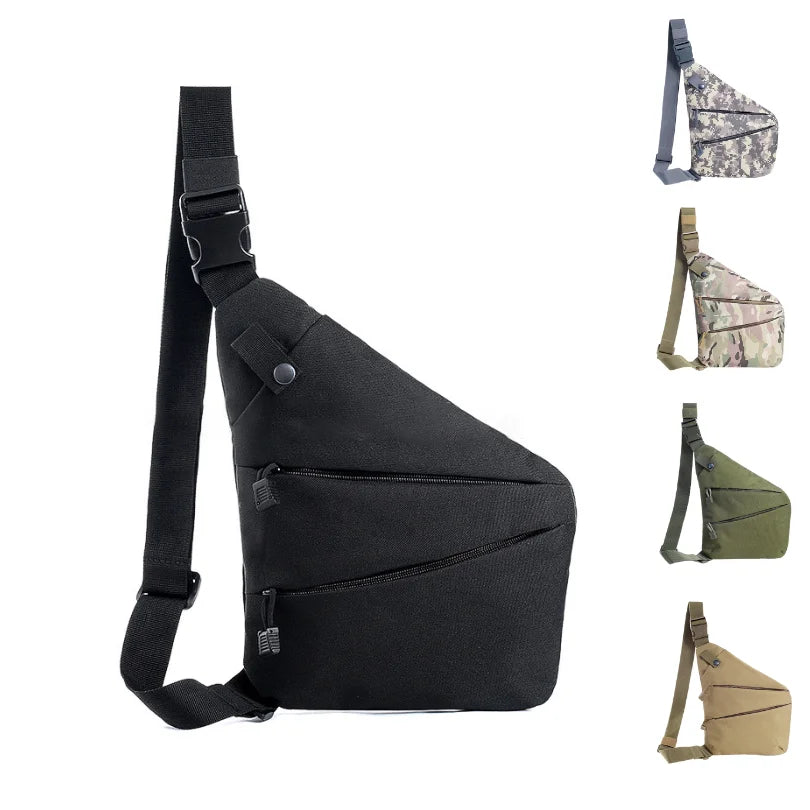 2023 Men Fashion Multifunctional Custom Outdoor Tactical with Clasp Anti-Theft Man Chest Bags Waterproof