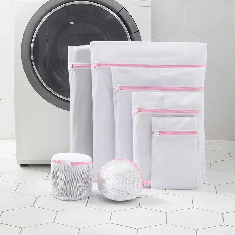 Personalized Machine Mesh Cotton Laundry Bag Eco-friendly Travel Mesh Bag for Laundry